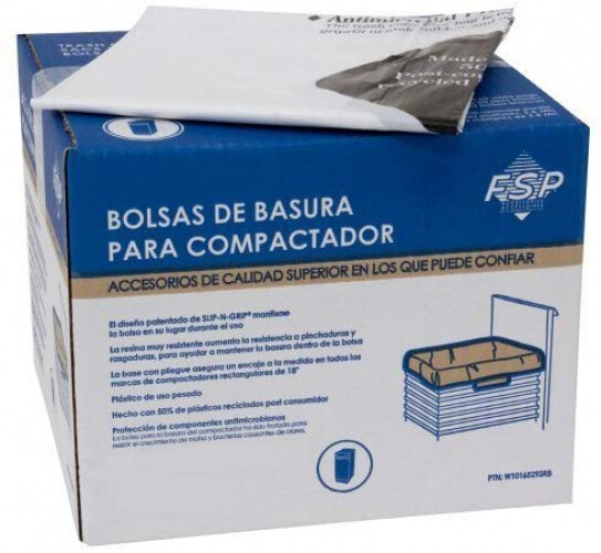 Trash Compactor Bags Heavy Duty Plastic Whirlpool Garbage Container 15 60 Pack