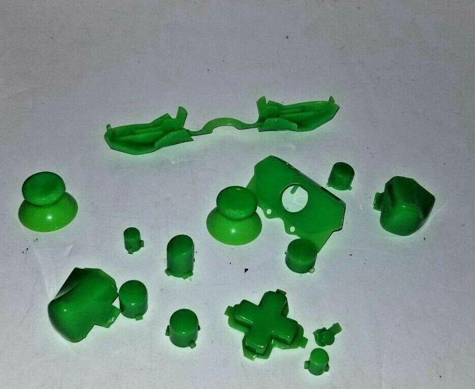 NEW GREEN Full Button Set Mod Parts for Microsoft Xbox One Elite Controller B4