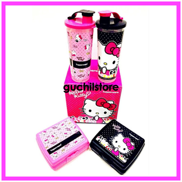 TUPPERWARE HELLO KITTY LUNCH SET LIMITED EDITION