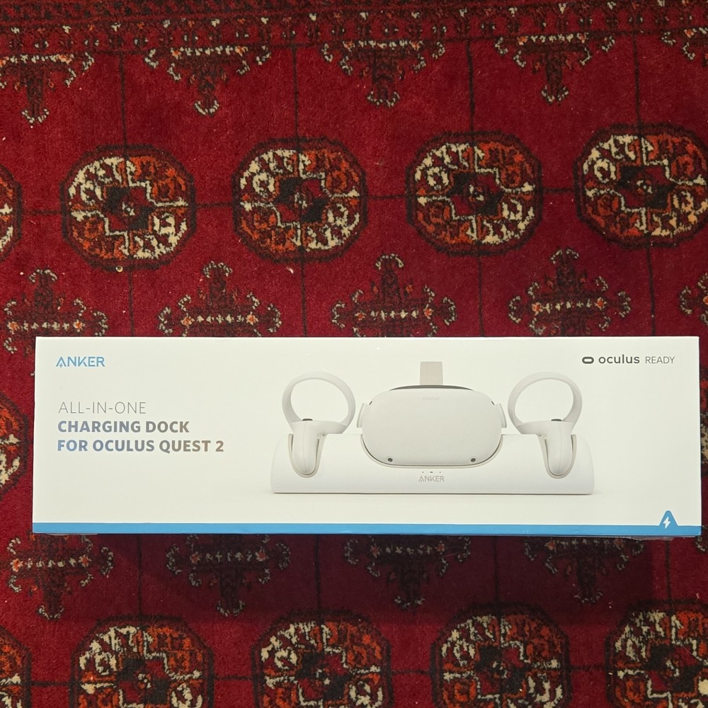 Anker All-in-One Charging Dock White for Oculus Quest 2 Headset Controller