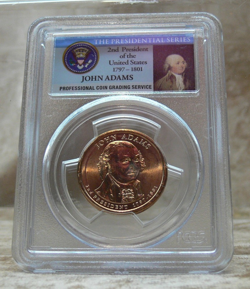 2007-D $1 JOHN ADAMS PCGS MS64 POSITION B