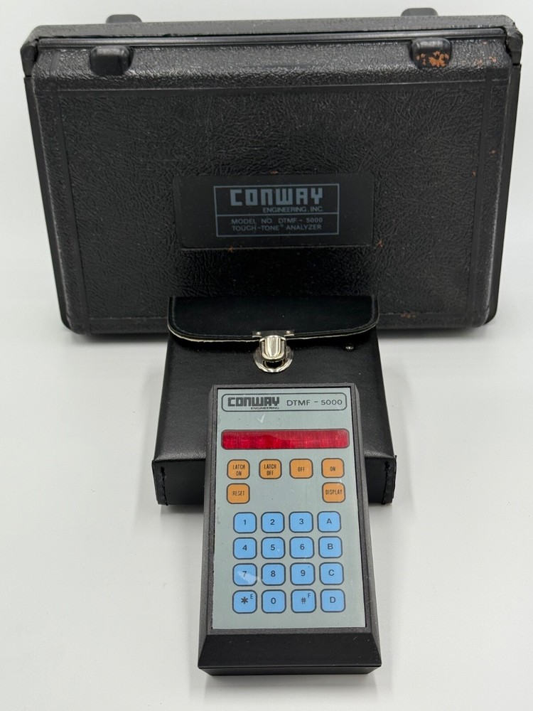 Conway Engineering DTMF-5000 Dual-Tone Multi Frequency Analyzer UNTESTED