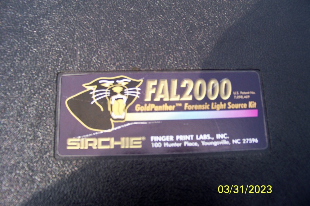 Sirchie GoldPanther FAL200 Forensic Light Source - Portable CSI Light