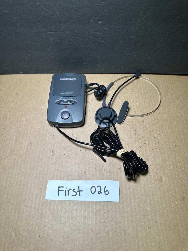 Plantronics Practica A100-2 Headset with Amplifier Preowned Ships Fast!!!