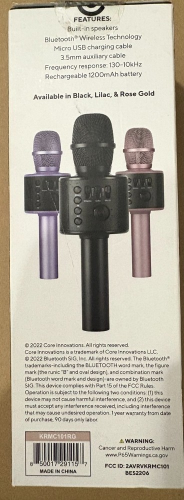 Wireless Bluetooth Karaoke Microphone