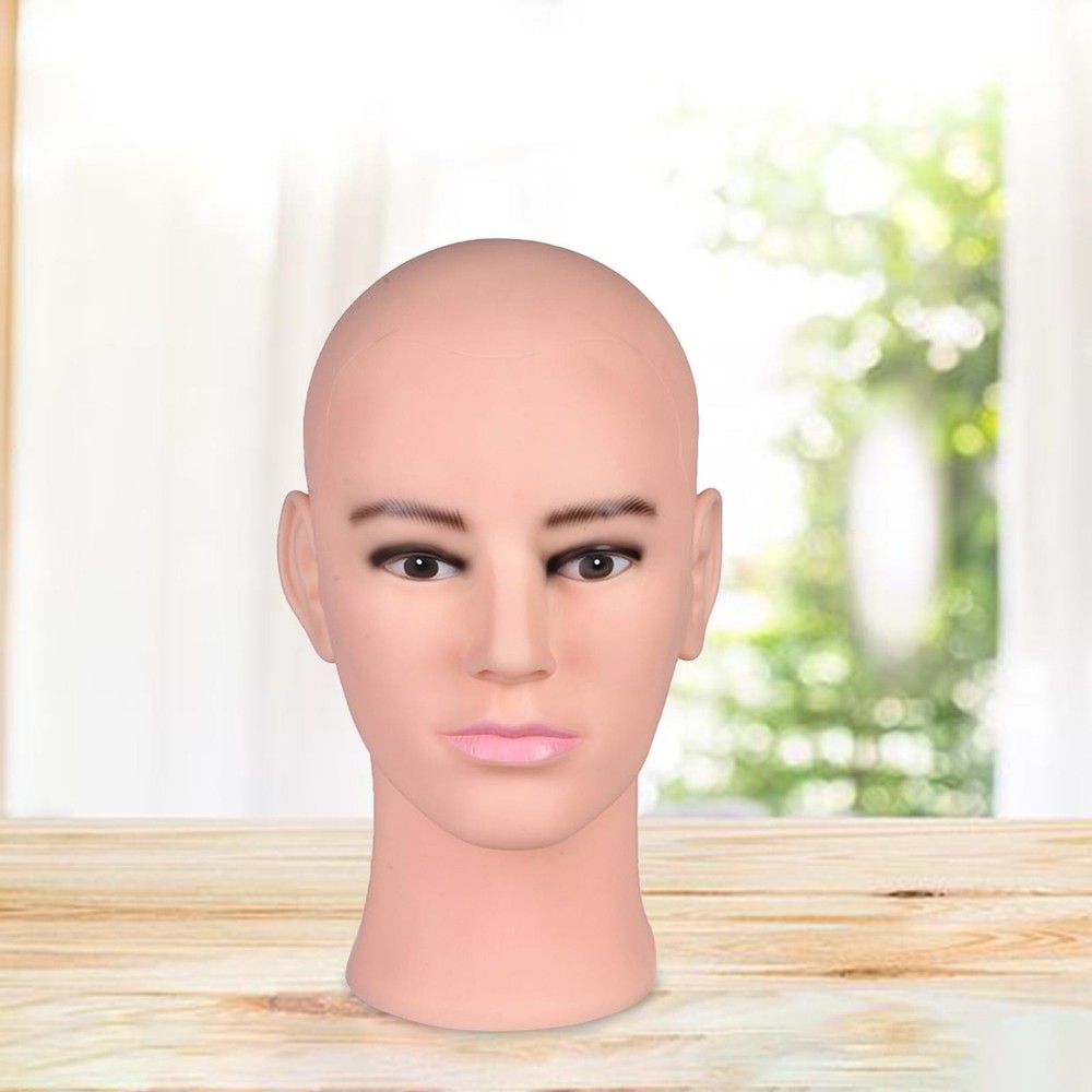 Male Mannequin Head Model Stable Smooth Wig Display Model