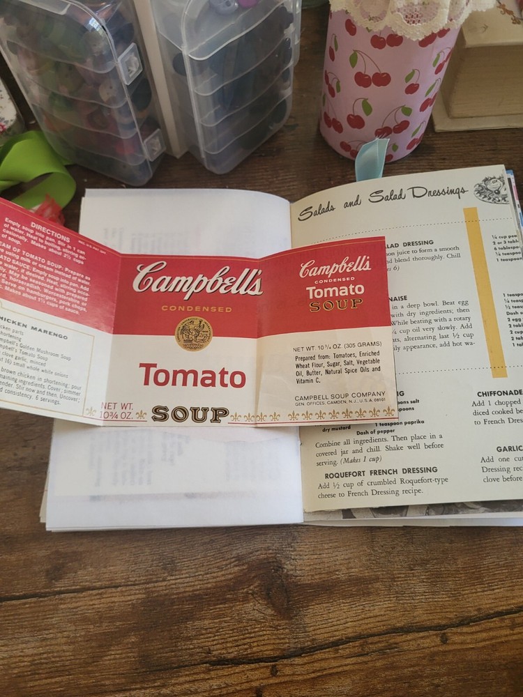 Retro 1950s Boxed Kitchen Journal With Authentic Ads