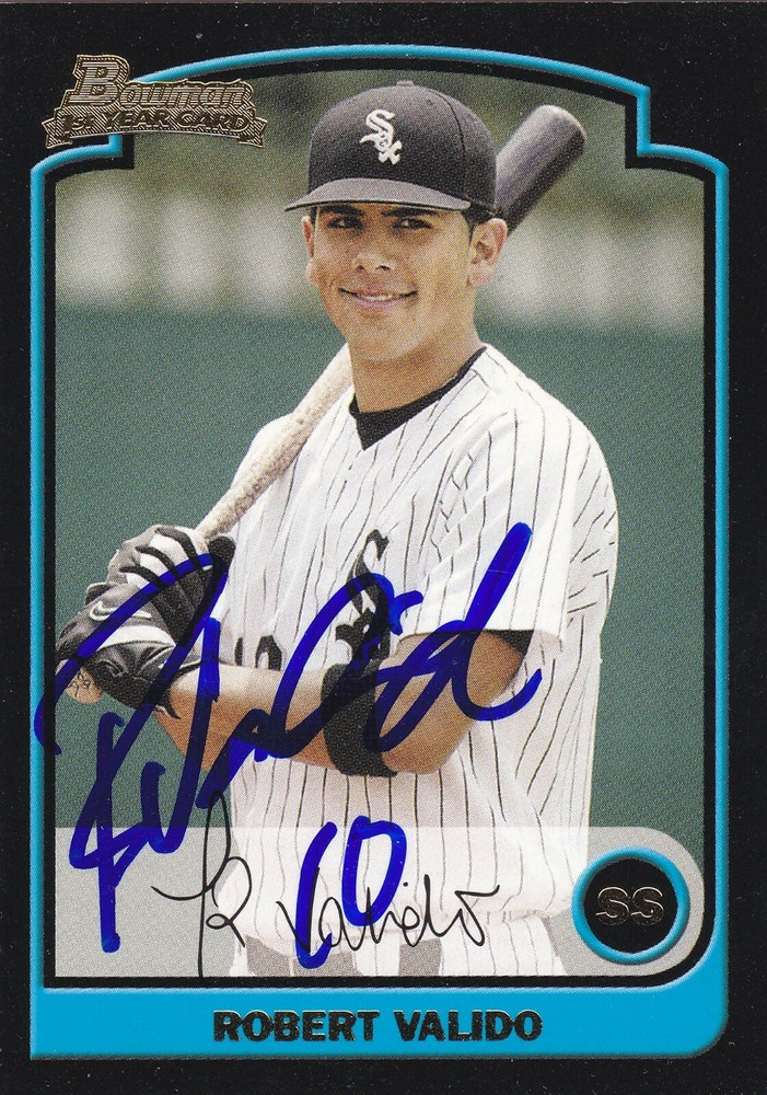 ROBERT ROB VALIDO CHICAGO WHITE SOX SIGNED 2003 BOWMAN DRAFT PICK BASEBALL CARD