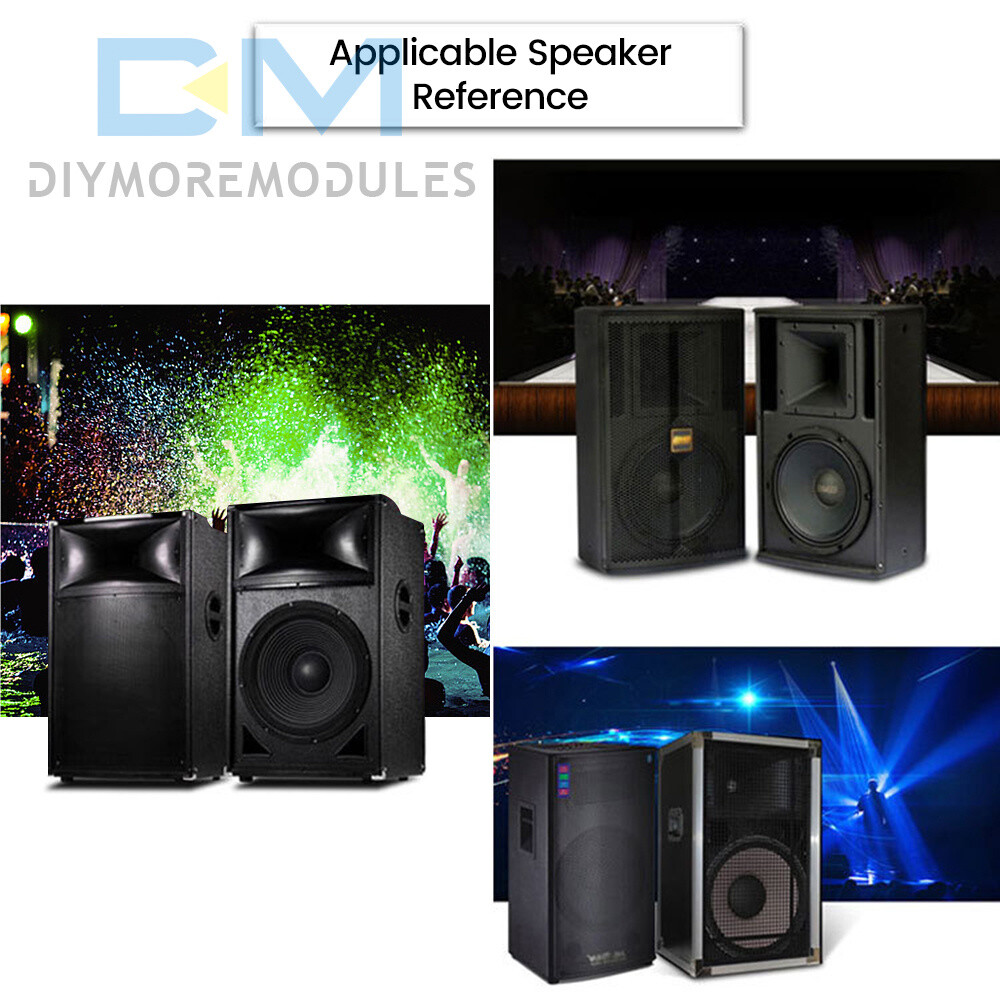 Adjustable 2 Way Crossover Filter Universal Audio Speaker Frequency Divider 400W