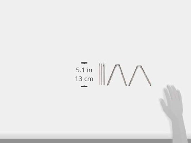 Compact Stainless Steel Nut Cracker Set with 2 Crackers & 4 Picks - White