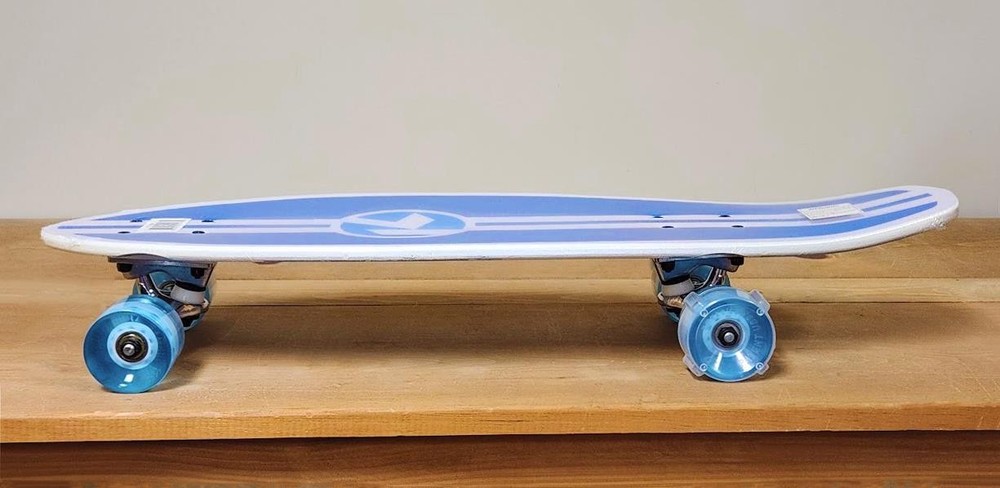 New Kryptonics 27" Cruiser Complete Skateboard (Blue Flow)