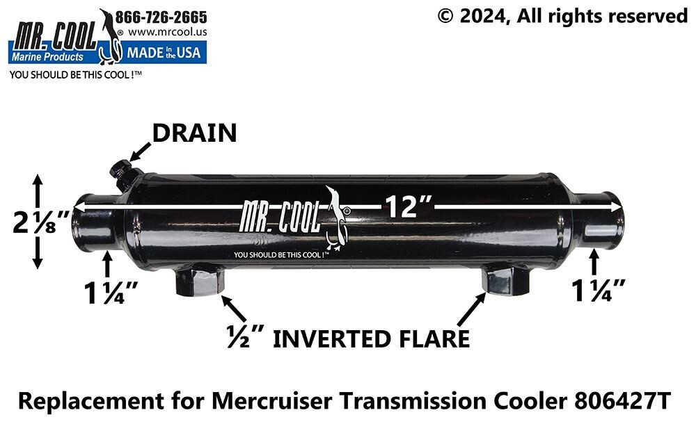 806427T Mercruiser Transmission Cooler