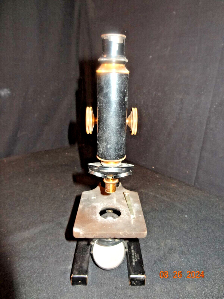 All Brass Antique Spencer Jug Handle Microscope Serial # 23461