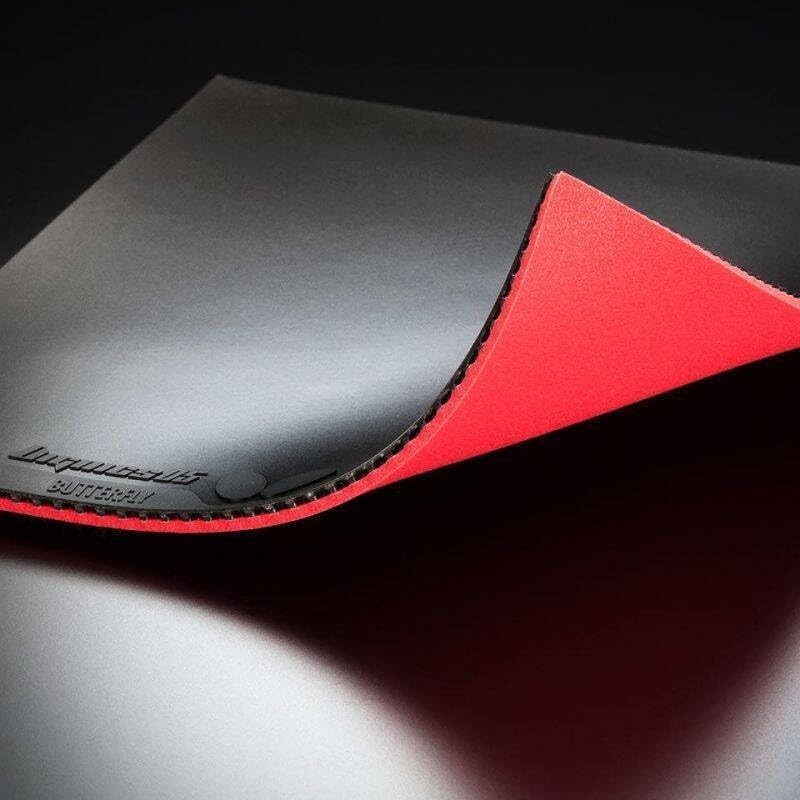 Professional Dignics 05 Rubber | Inverted - Superior Spin & Power | Red/Black