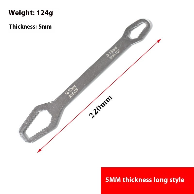Multifunctional Two-Headed Box Wrench 8-22 - Non-Slip Hand Tool