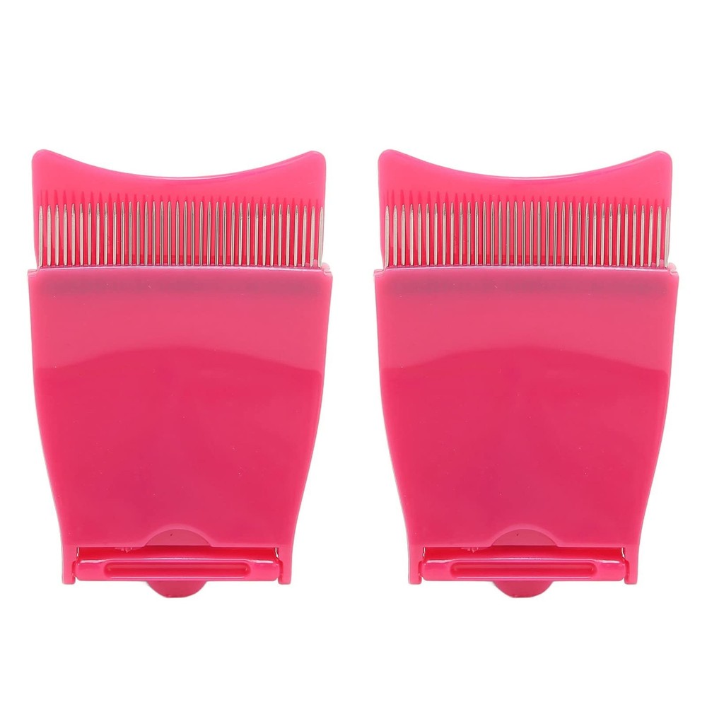 2pcs Eyelash Comb Separator Portable Folding Grooming Tool Mascara Brush Groo...