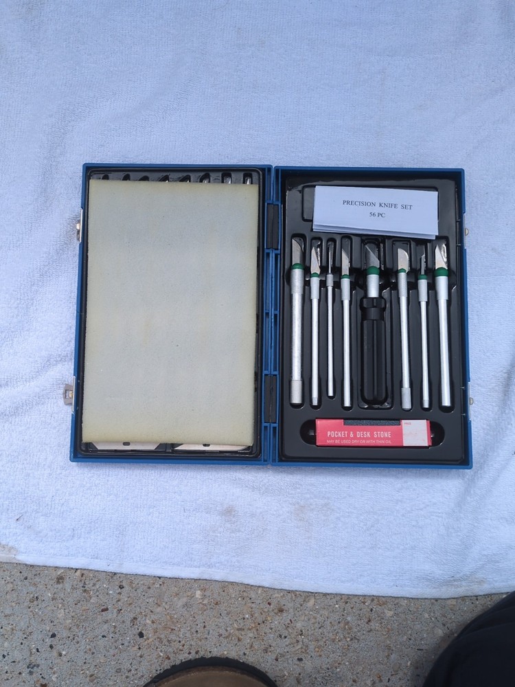 Precision Knife Set 56pc. UNKNOWN BRAND, Great condition!!