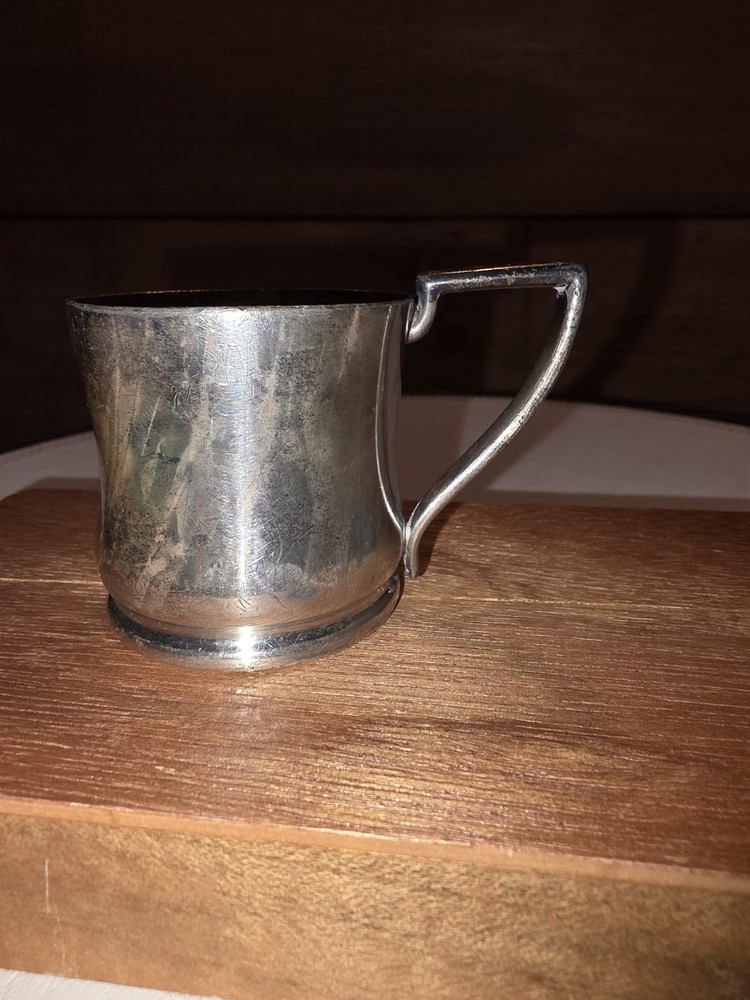 Vintage Forbes Small Silver Cup With Handle S.P. Co.