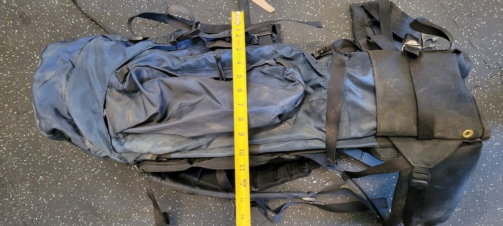 Camp Trails Gray/Black Internal Frame Backpack Padded Adjustable Nylon