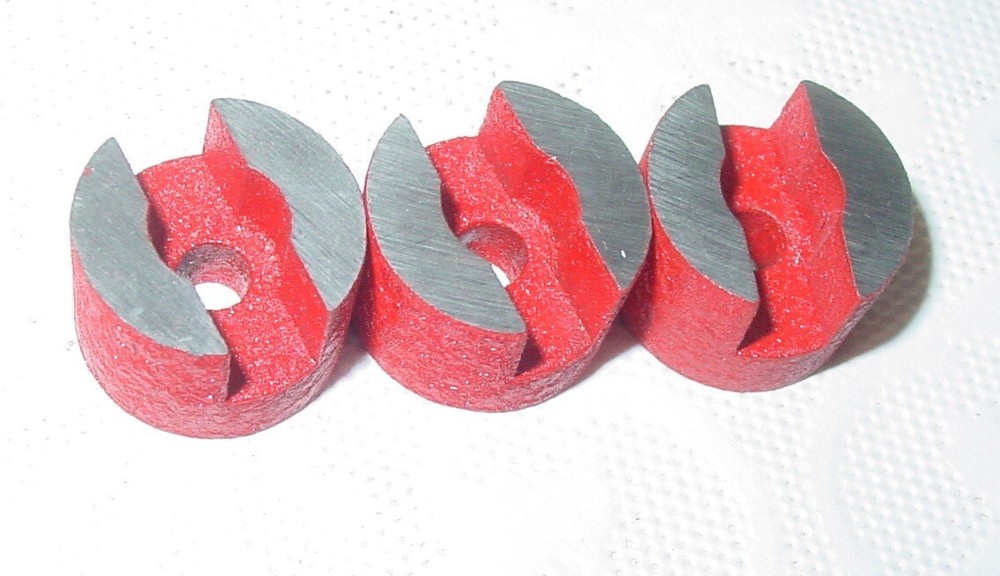 3 Button Magnets Machinist Welding Measurement Fabrication Bench Pull Tool Lot