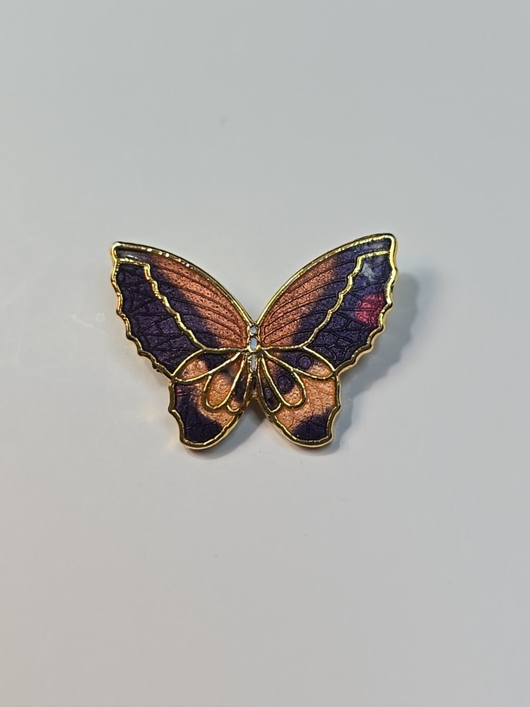 Butterfly Purple & Pink Lapel Pin
