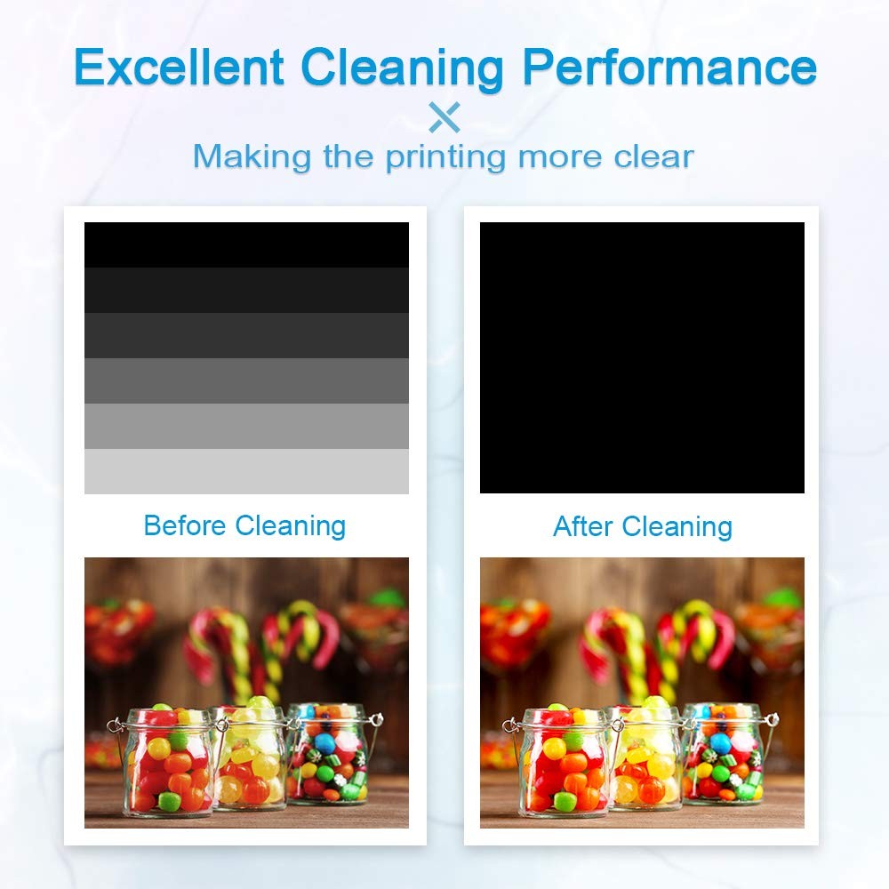 Printhead Cleaning Kits Inkjet Printers, Printer Kit 100mL, Clear