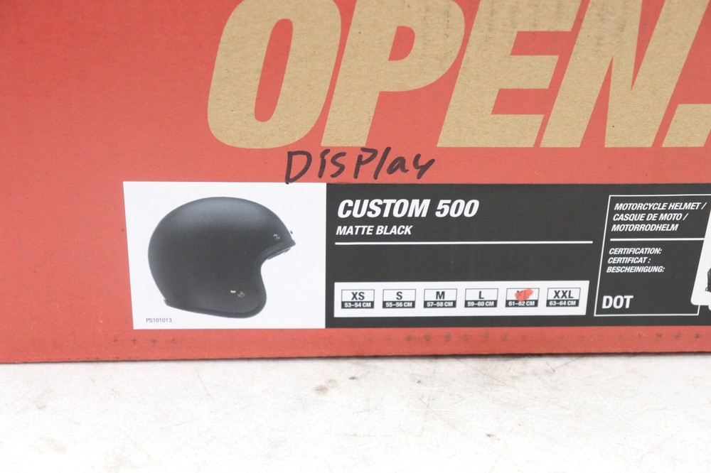 BELL CUSTOM 500 MATTE BLACK XL