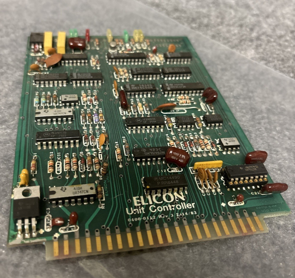 Elicon 0400-0112 Unit Controller Board Rev 3 Used