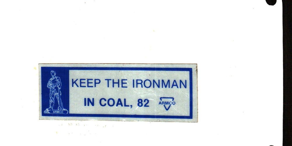 1 NICE ARMCO COAL CO. COAL MINING STICKER
