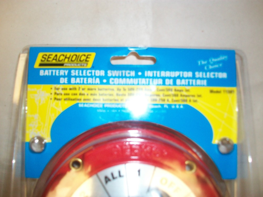 PERKO BATTERY SELECTOR SWITCH #8501 - SEACHOICE PACKAGING