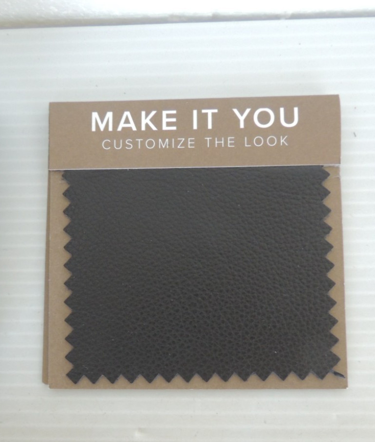 Italian small Leather samples, 10 different colors 40 pc all 3 1/2"