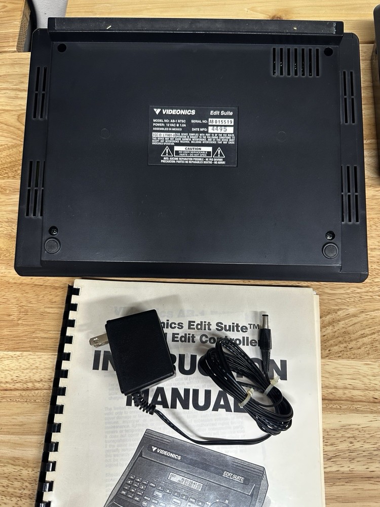 Videonics Edit Suite A/B Roll Edit Controller Model AB-1 NTSC