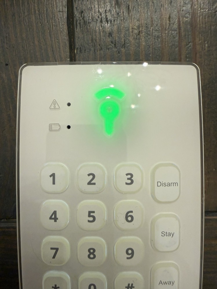 Frontpoint FPKP1 White Security Keypad Wall Mounted LED Indication Panic Button