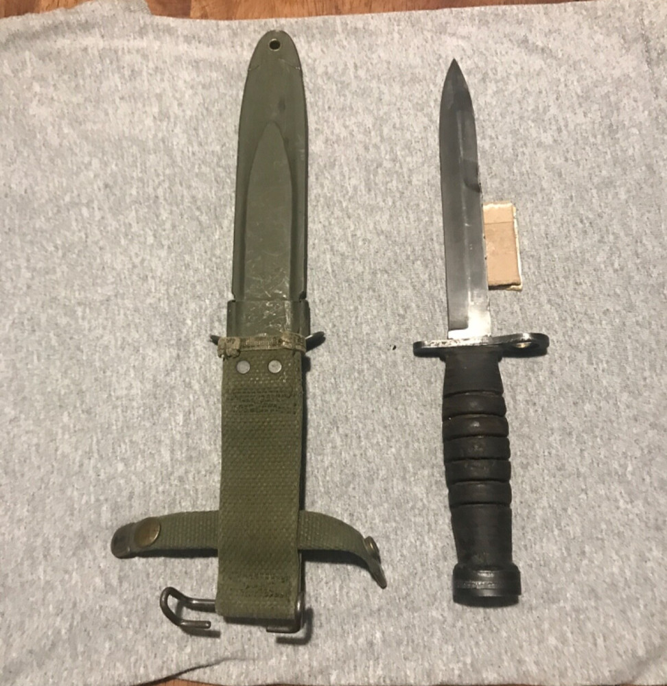 US WW2 M4 Case Military Knife