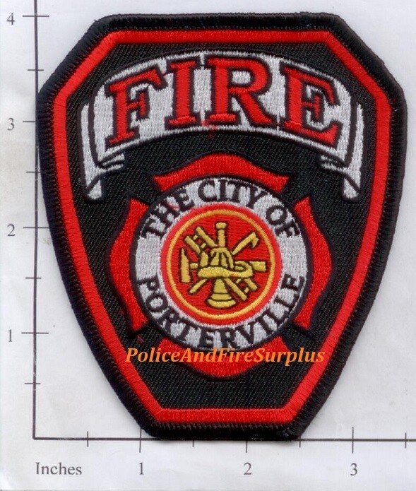 California - Porterville CA Fire Dept Patch