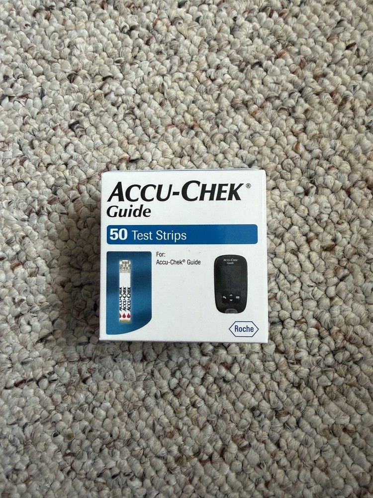 Accu-Check Blood Glucose Testing Strips - EXP 2019 (50count)