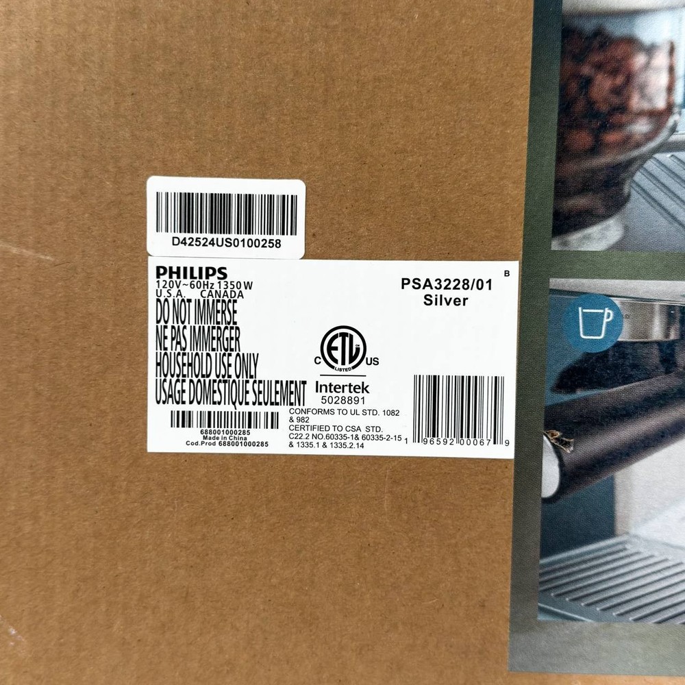 PHILIPS Barista Brew Semi-Automatic Espresso Machine PSA3228/41 - NEW!