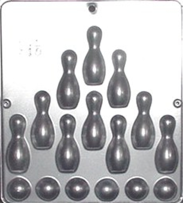 Bowling Assortment Chocolate Candy Mold 310 NEW