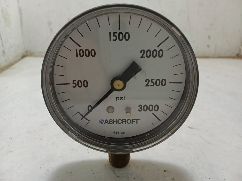Ashcroft 436-28 Pressure Gauge 3000psi (E3C2)