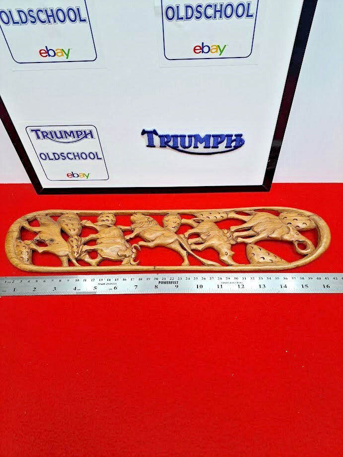 WOOD CARVING (WALL) AFRICAN ANIMALS