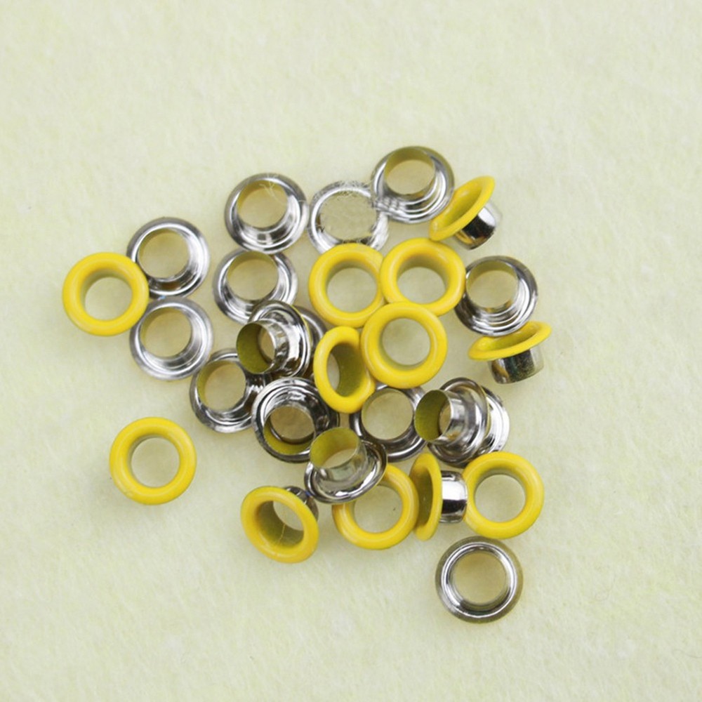300 Set 6MM Grommets Set Sturdy Eyelets Button Kit with 3PCS