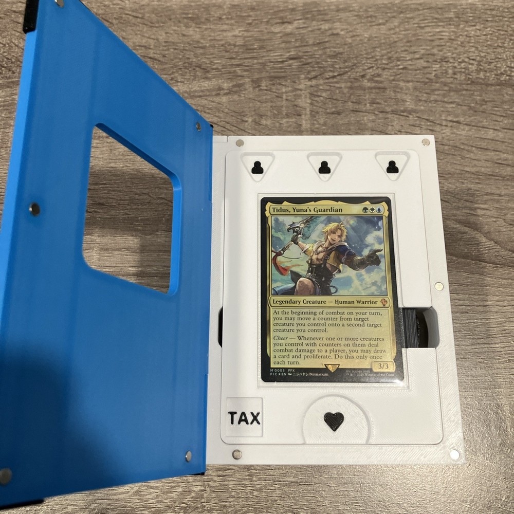 MTG Commander Deck Box - Final Fantasy Themed Commander Display Customizable
