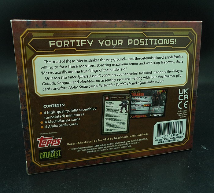 Catalyst Game Labs BattleTech Mercenaries Force Pack Inner Sphere Assault Lance