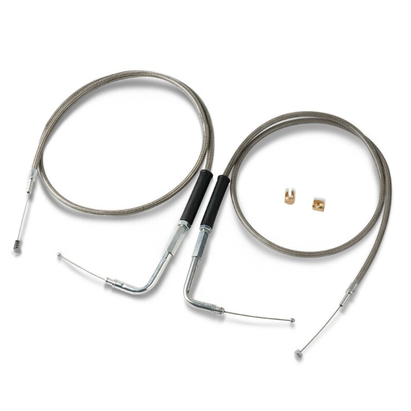 Motorcycle 42 Throttle and Idle Cable Set Replacement Accessories Idle Cable