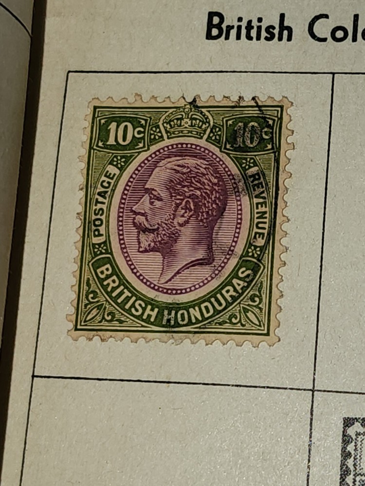 Foreign British Honduras 10c Stamp Used - #H135