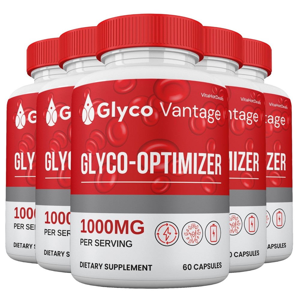 Glyco Vantage Glyco Optimizer Capsules, GlycoVantage Blood Support  (5 Pack)