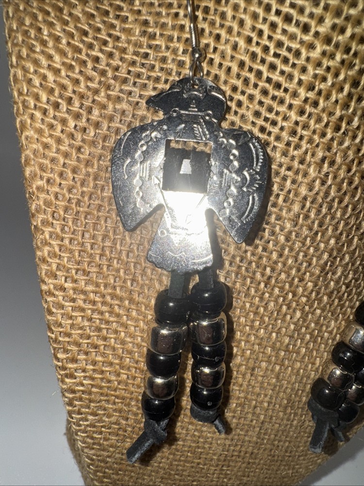Native American Handmade Thunderbird Earrings