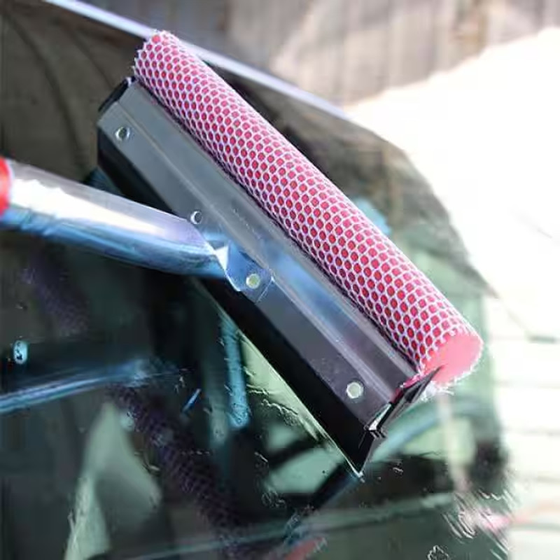 Auto Squeegee Scrubber with 20 In. Handle
