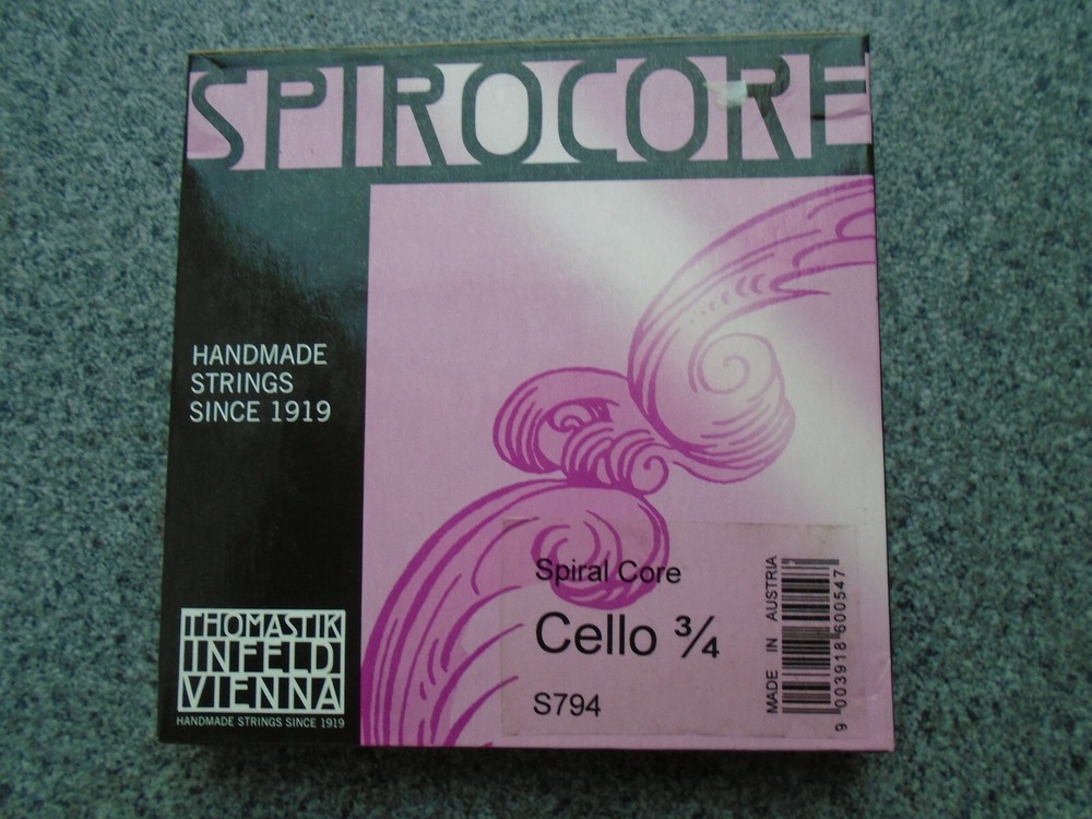Thomastic Spirocore 3/4 cello strings , S794