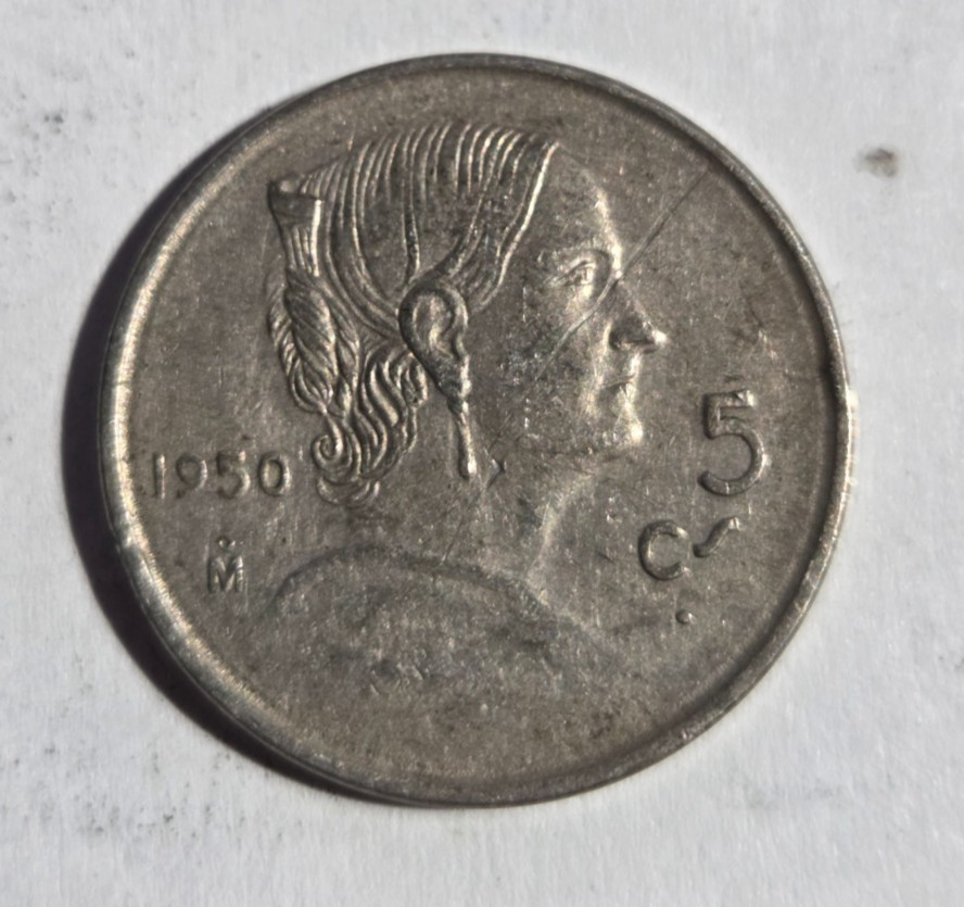 1950 Mexico 5 Centavos KM-425